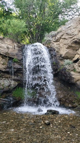Photoshop waterfall short gif cinemagraph